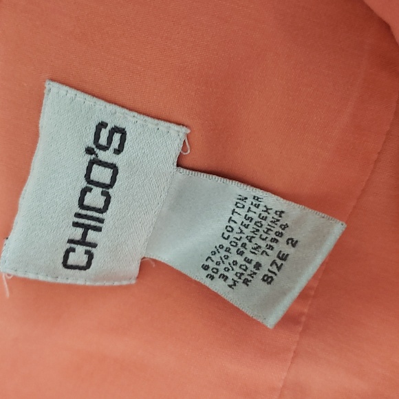 Chico's Button Down 3/4 Sleeve Shirt - Picture 8 of 9